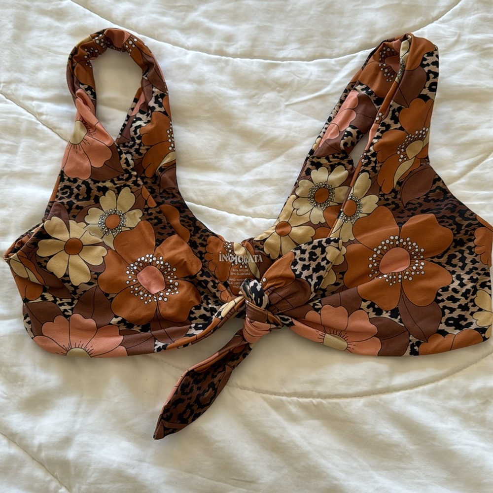 Inamorata Bikini top Melba Leopard Floral